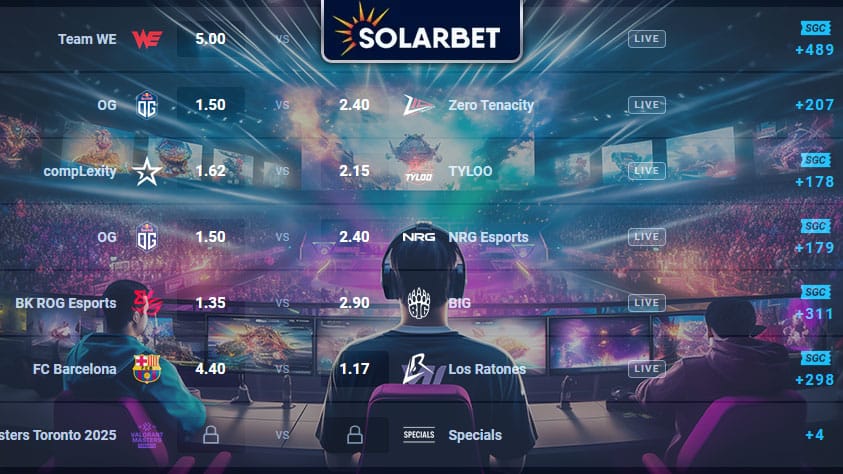 Esports betting odds
